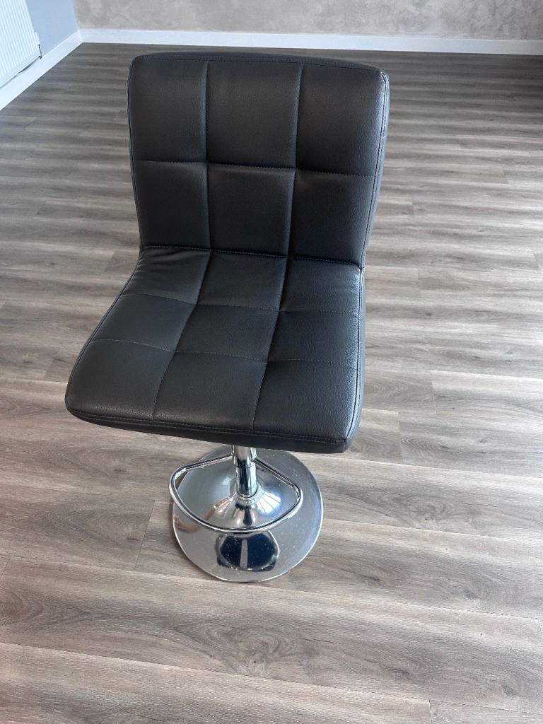 Dark grey kitchen bar stools (4 in total) 