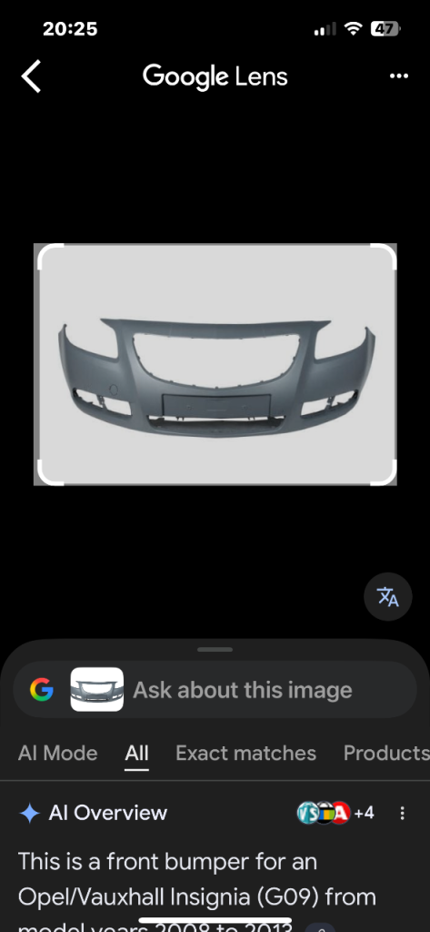 Front bumper - Vauxhall insignia 2012 (BRAND NEW)