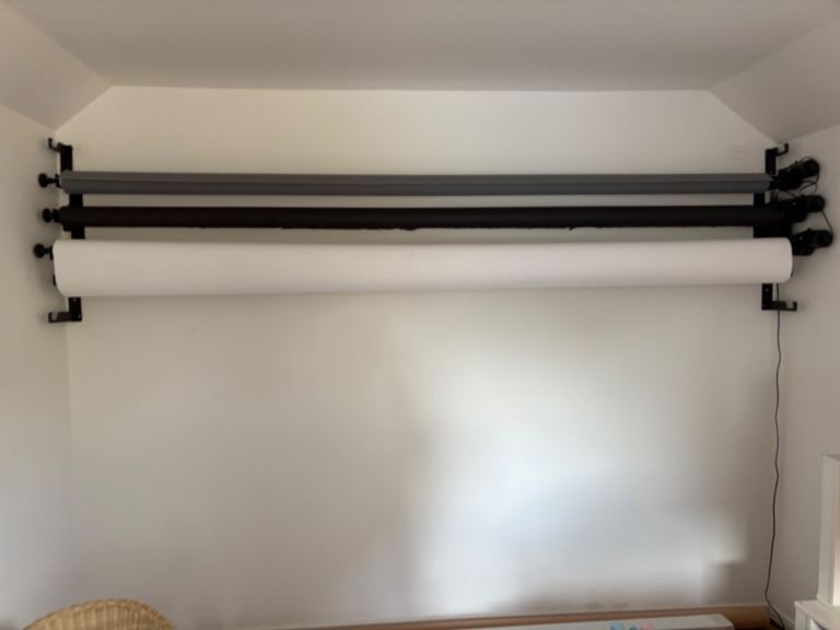 Studio / Offsite backdrop system, backdrops and props - great start up set 