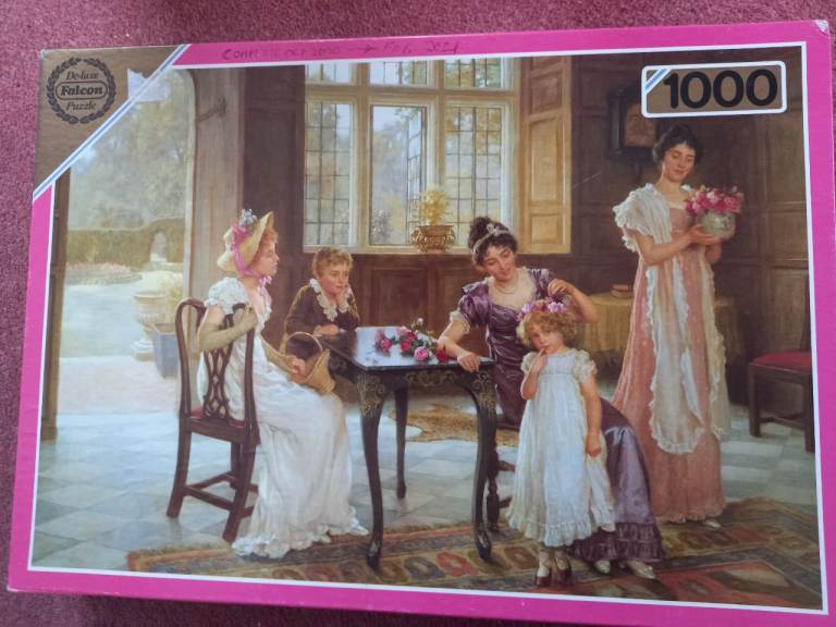 Falcon De-luxe 1000pc Jigsaw Puzzle 'Time of Roses'