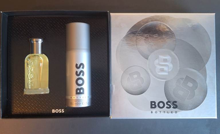 Boss Bottled Gift Set 50ml Aftershave and 150ml Deodorant. Brand New