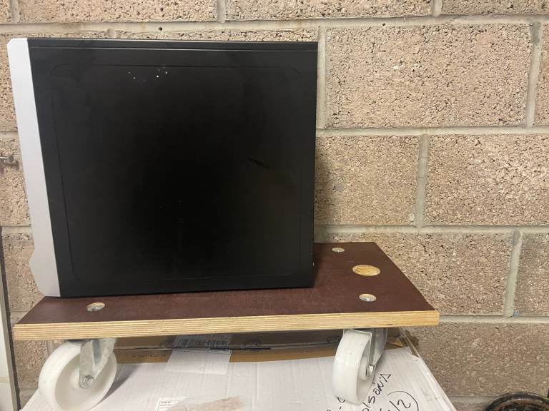 Heavy-Duty Rectangular Moving Cart with Wheels, Suitable for Computer, Furniture, etc