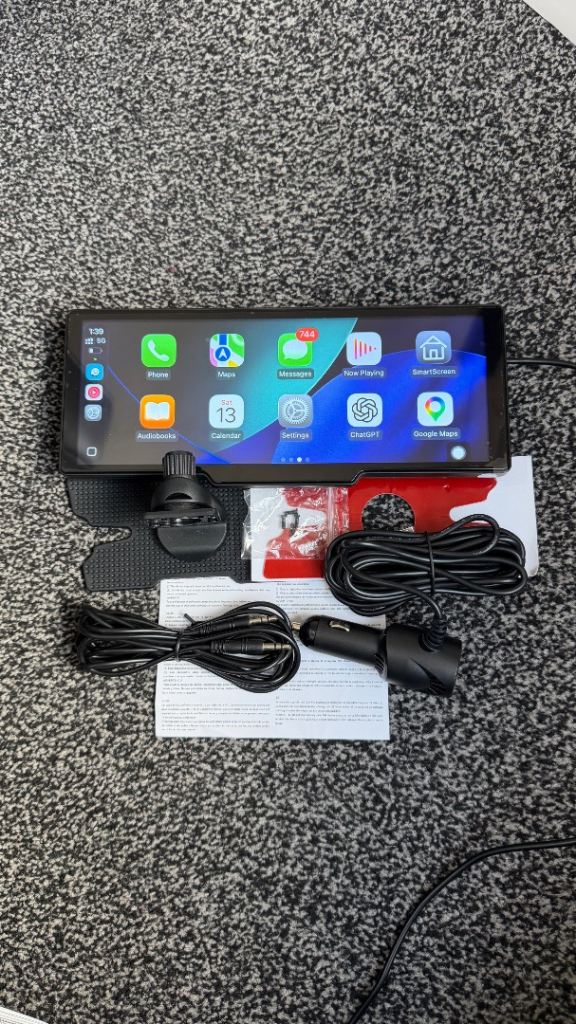 10” Portable Apple CarPlay & Android Auto Touchscreen Display – Excellent Condition