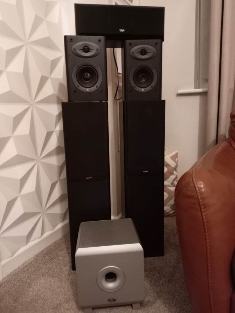 Full 5.1 Speaker System - Celeston F1,F2,Gale C10 centre + Eltax atomic subwoofer 