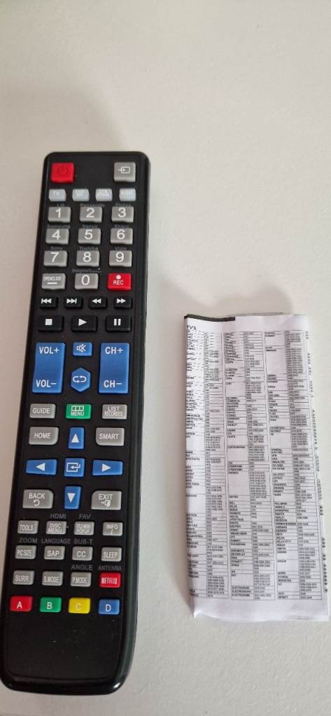 Universal remote control