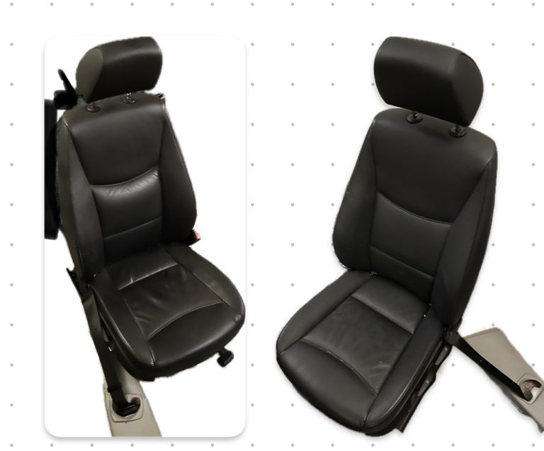 BMW 3 Series E9X Black Leather Front & Rear Excellent Condition Lumbar Support 