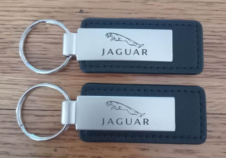 2 Jaguar Keyrings 