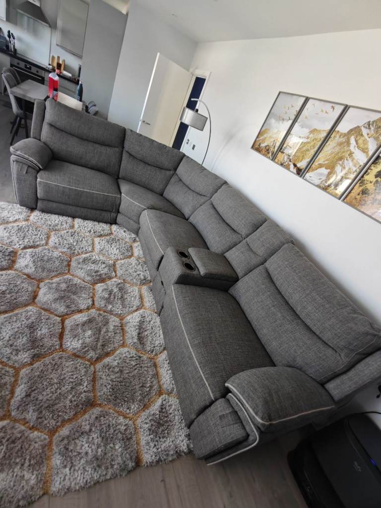 DFS corner Modular Trek Sofa - Grey