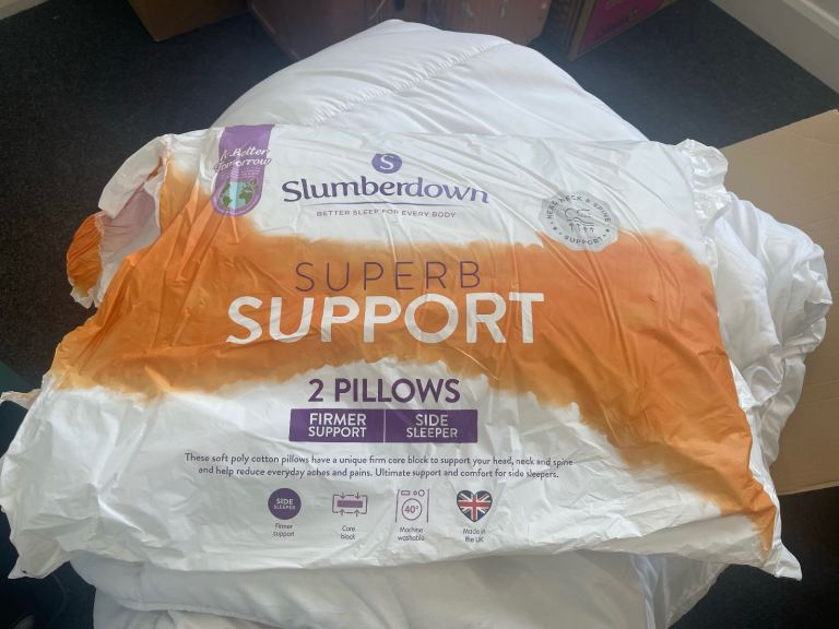 Slumberdown Support Pillows – Brand New