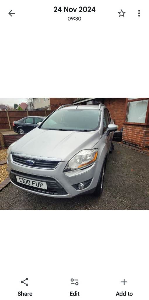 Ford Kuga mk1 Doors moon dust silver breaking parts