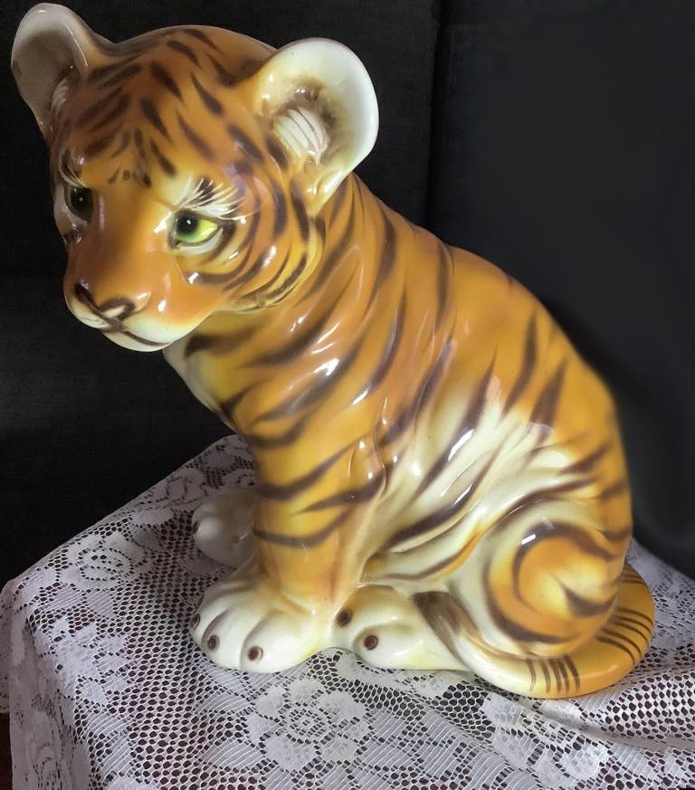 Ceramic Tiger Cub