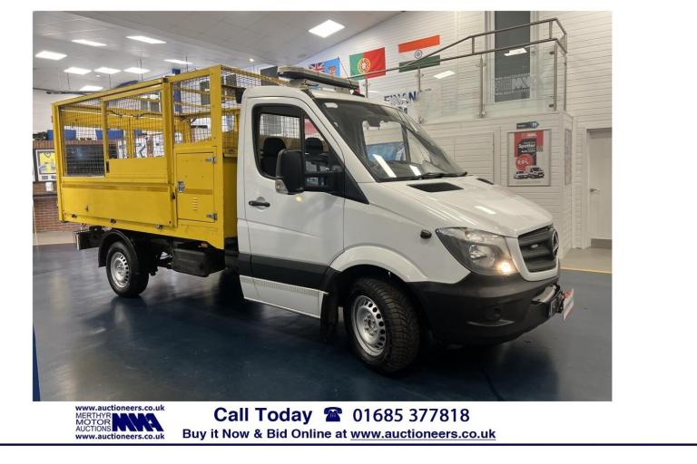 2019 Mercedes-Benz Sprinter 314 2.2CDI 143PS MWB L2 3 SEAT CAGED TIPPER (EURO 6). ---------------...