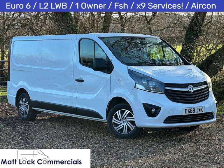 2018 Vauxhall Vivaro 2900 1.6CDTI 120PS Sportive H1 Van PANEL VAN DIESEL Manual