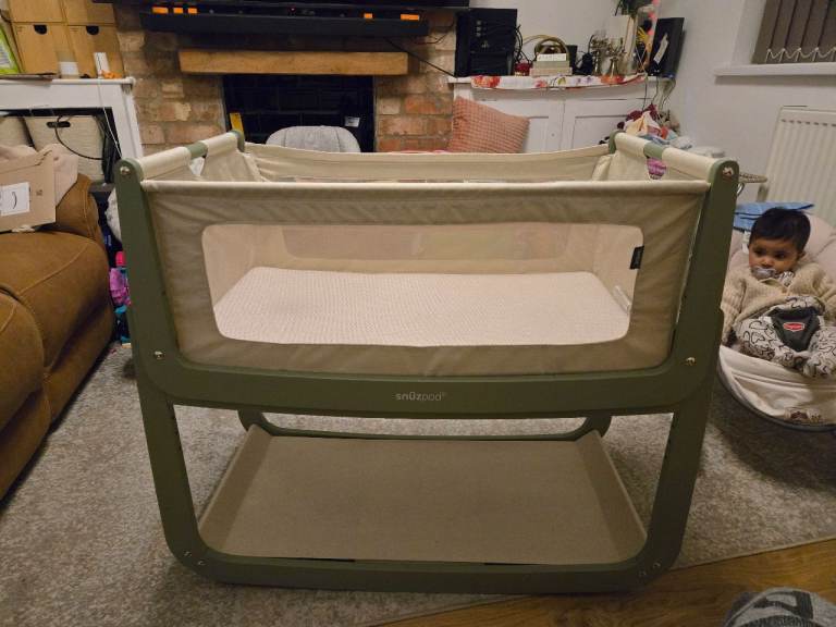 image for SnuzPod5 Bedside Crib Sage