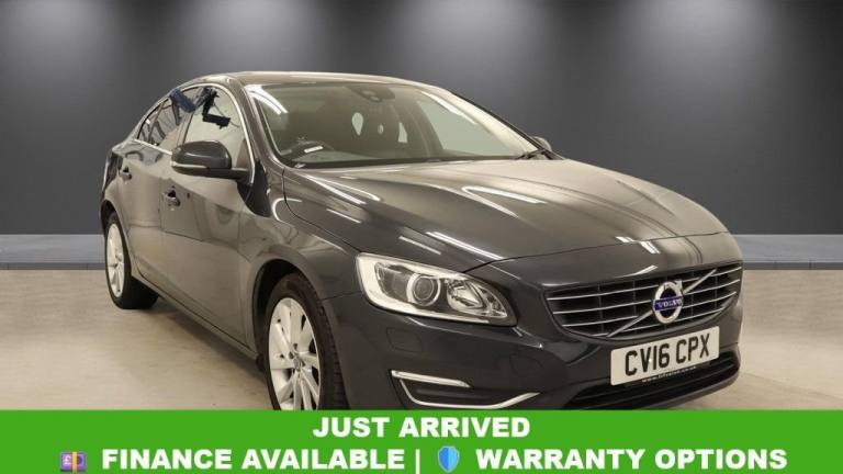 2016 Volvo S60 2.0 D3 SE Lux Nav Saloon 4dr Diesel Auto Euro 6 (s/s) (150 ps) Saloon Diesel Autom...