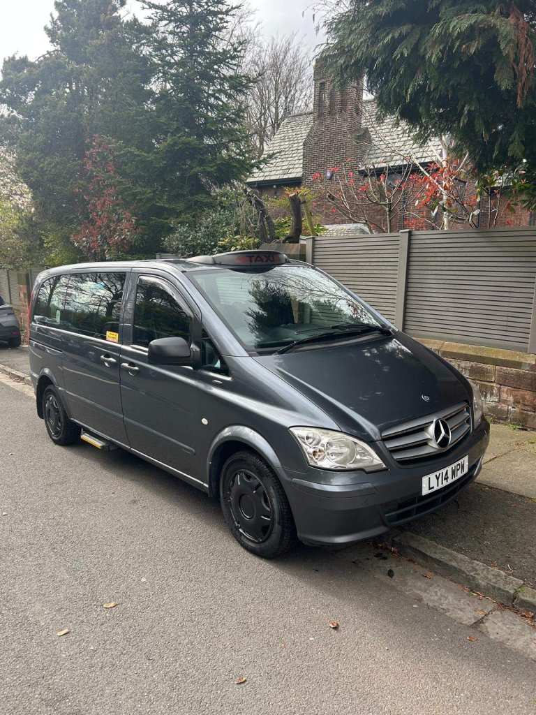 Liverpool Licensed Taxi – Mercedes Vito Auto – £250/Week – Settle or Settle to Buy