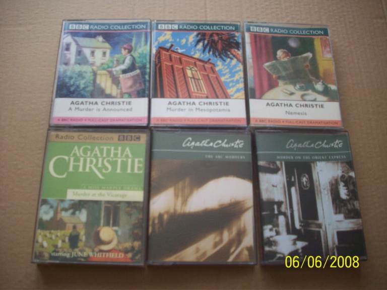 Agatha Christie, BBC Ect Audiobooks on Cassettes, Tested FREE P/P 