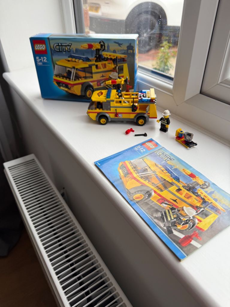 Vintage Lego City Set 7891 Airport Fire Truck