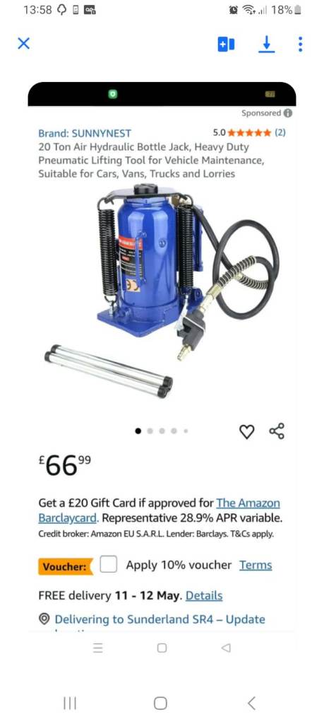 2.5 heavy duty hydrolic jack 