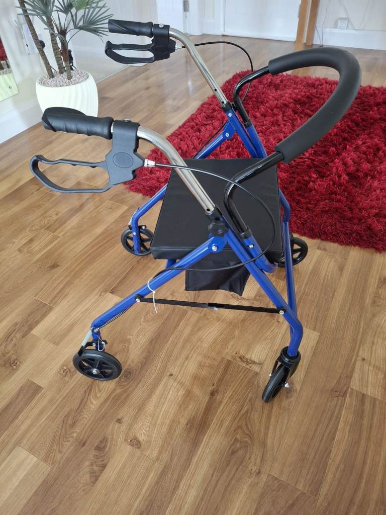 Walking Aid with Seat and Storage Bag