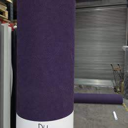 R4 PURPLE COMMERCIAL CORD CARPET REMNANT 4M X 2M