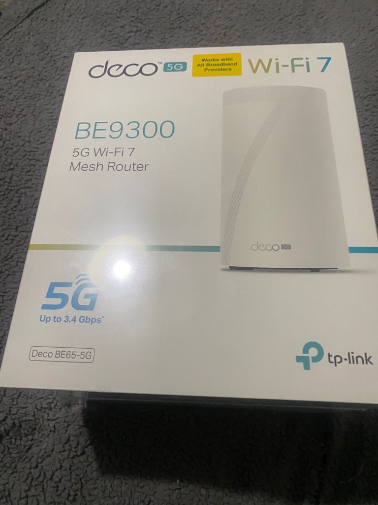 TP-Link Deco BE9300 5G Wi-Fi 7 Mesh Router