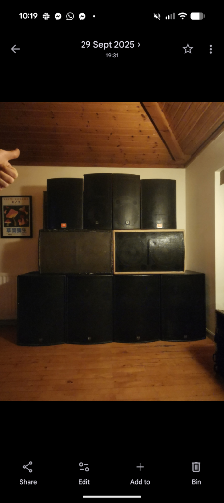 Martin Audio/Turbo Sound PA system