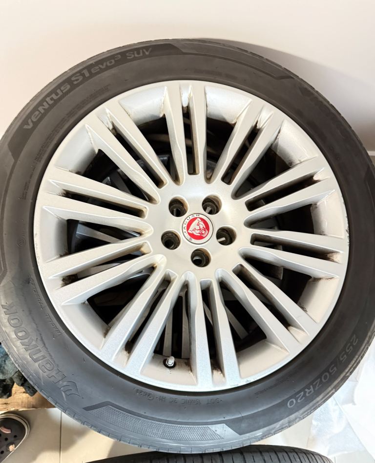 Genuine Jaguar F-PACE Alloy Wheels & Tyres - Excellent Condition - Set of 4