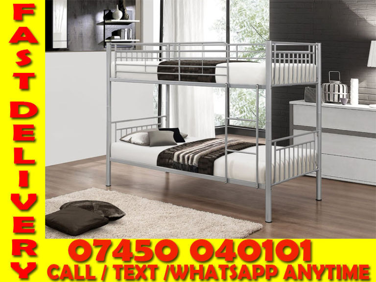 - BUNK BED AND MATTRESS SINGLE - OR DOUBLE (Enuukj)