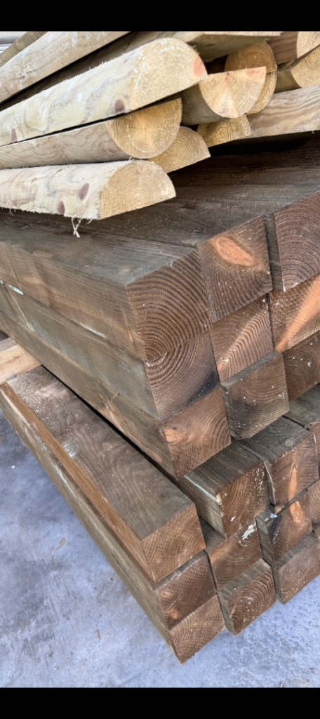 Treated Timber Posts – New Condition