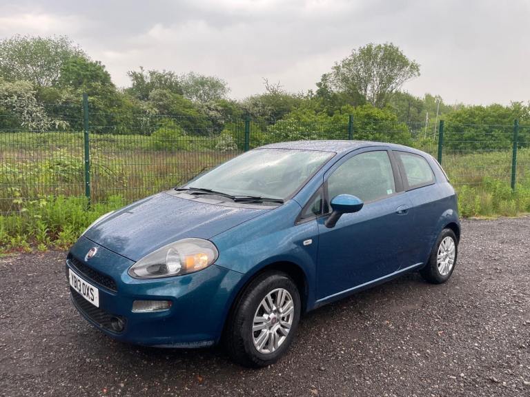 FIAT PUNTO 1.2 EASY 13 REG BLUE 3 DOOR MOT AUGUST 20TH 2026 SERVICE HISTORY TAX £170 YEAR 50+MPG 