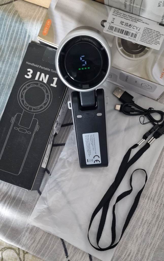 Handheld Fan Rechargeable battery 