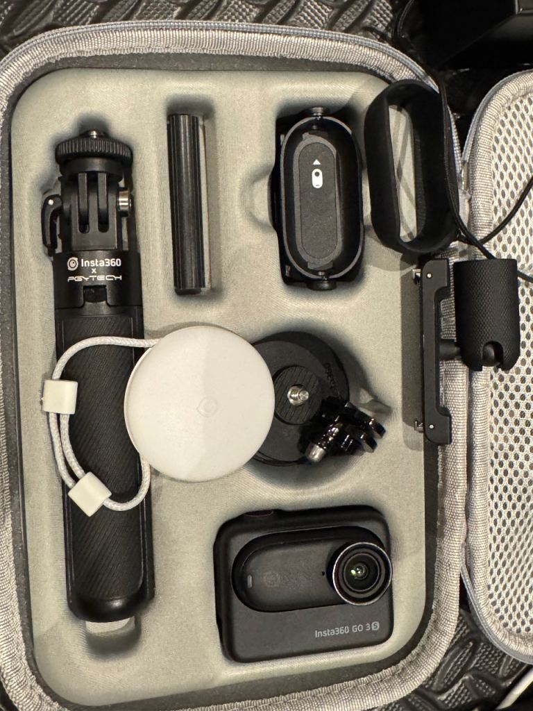 Insta360 go 3s 128gb Action Camera Bundle with Case & Accessories
