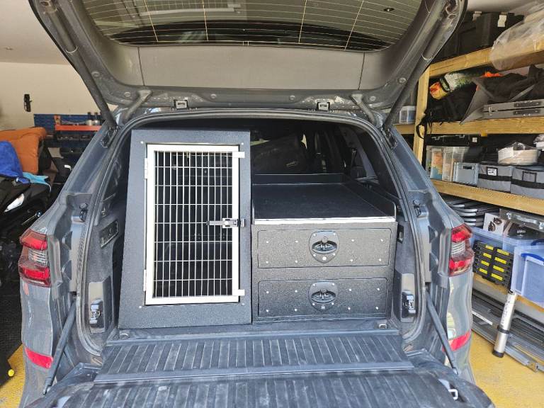 Dog Crate and Drawer Combo for SUV