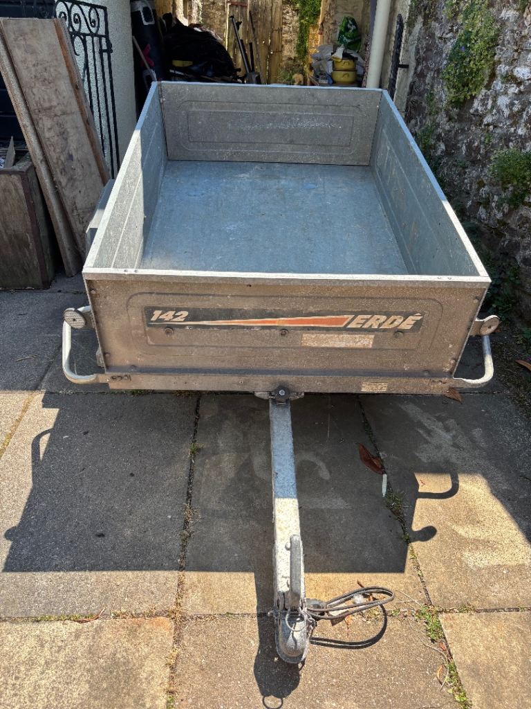 Erde 142 Box Trailer - Single Axle