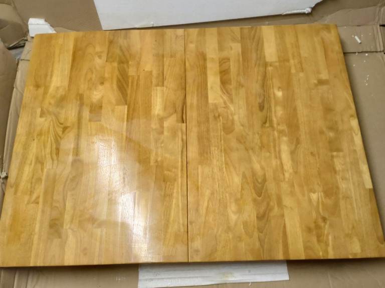 New extendable maple dining table