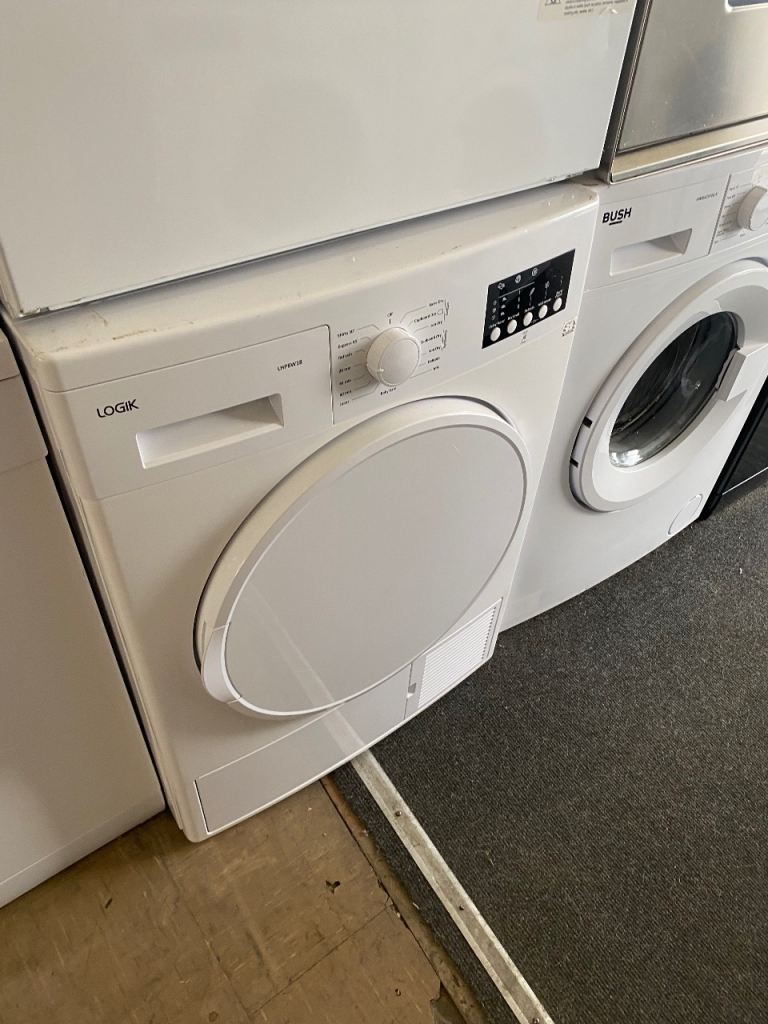 ✅🚚WHITE LOGIK HEATPUMP 8KG TUMBLE DRYER £140 DELIVERY AVAILABLE 