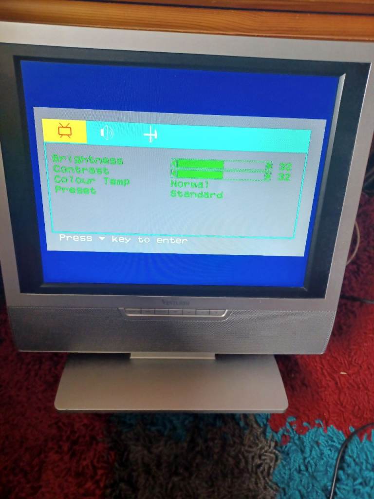 Silver TV / Computer Monitor – Good Working Condition