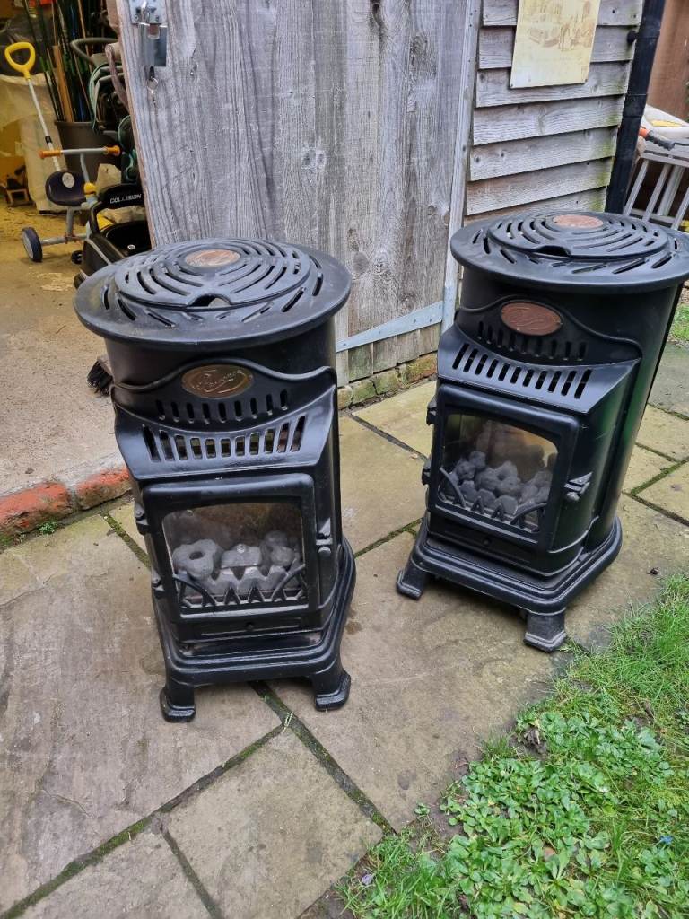 Provence Gas Heaters x2 – Black, Good Condition