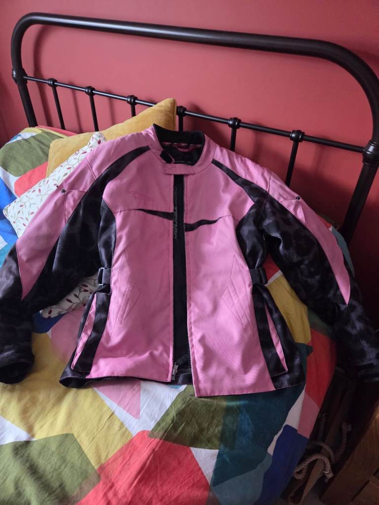 Ladies Teknic armoured/waterproof motorcycle jacket.  Size 18