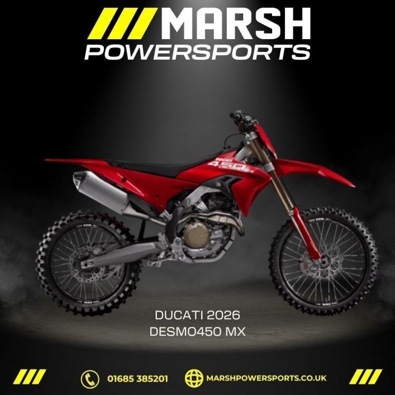 Ducati Desmo450 MX 2026 - Ducati Official Dealer - NOW 8995!
