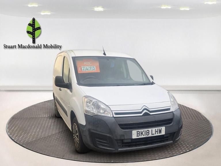 2018 Citroen Berlingo 1.6 BlueHDi 625Kg Enterprise 75ps PANEL VAN Diesel Manual
