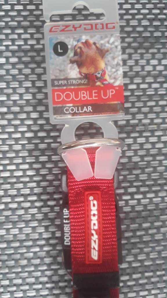 Ezydog double up large dog collar 