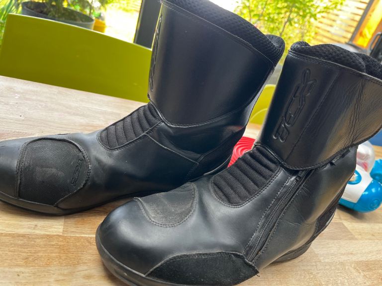 TCX motorcycle boots - size 10 / 44.