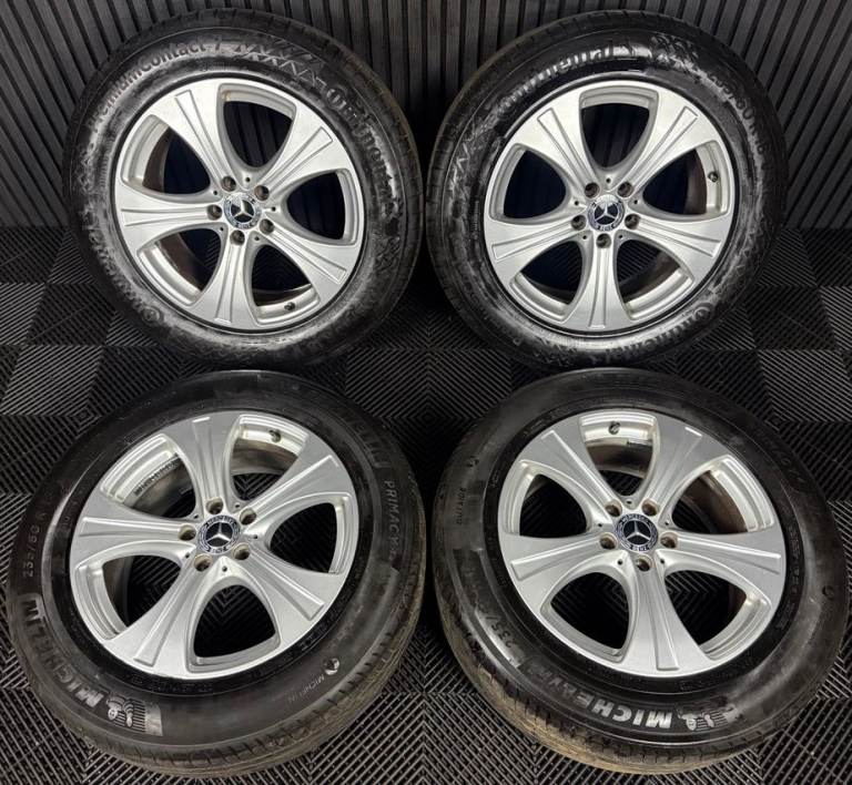 18'' GENUINE MERCEDES GLC 5 SPOKE ALLOY WHEELS TYRES ALLOYS
