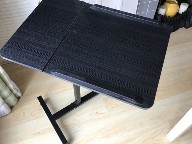 Over the bed adjustable table