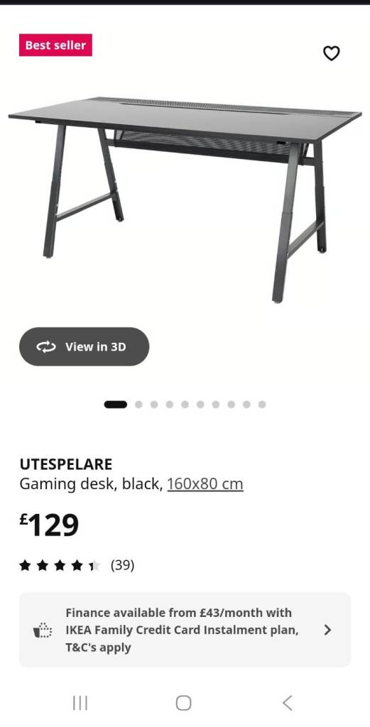 Ikea computer desk