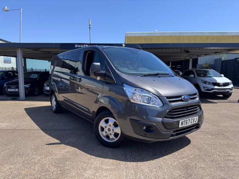 2017 Ford Transit Custom 2.0 TDCi 170ps Low Roof D/Cab Limited Van Auto PANEL VAN Diesel Automatic