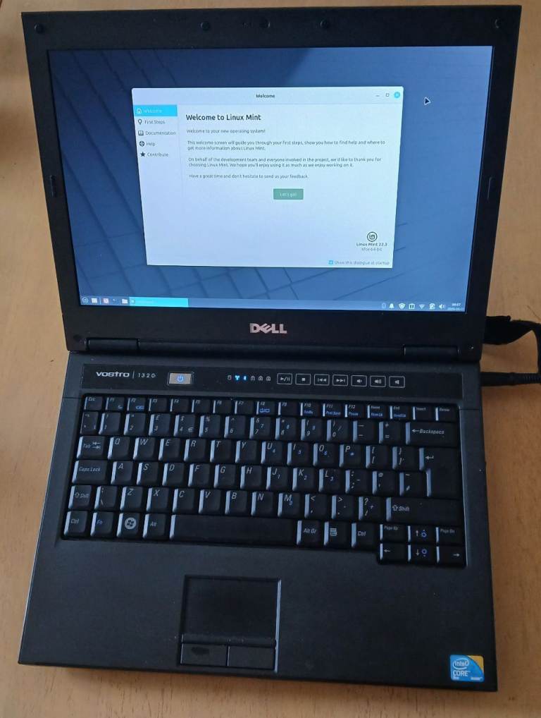 Dell Vostro 1320 laptop recent upgrades