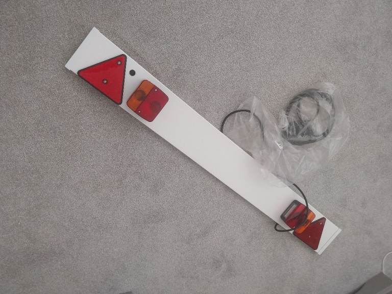 New 4ft ring trailer light board 4metres cable